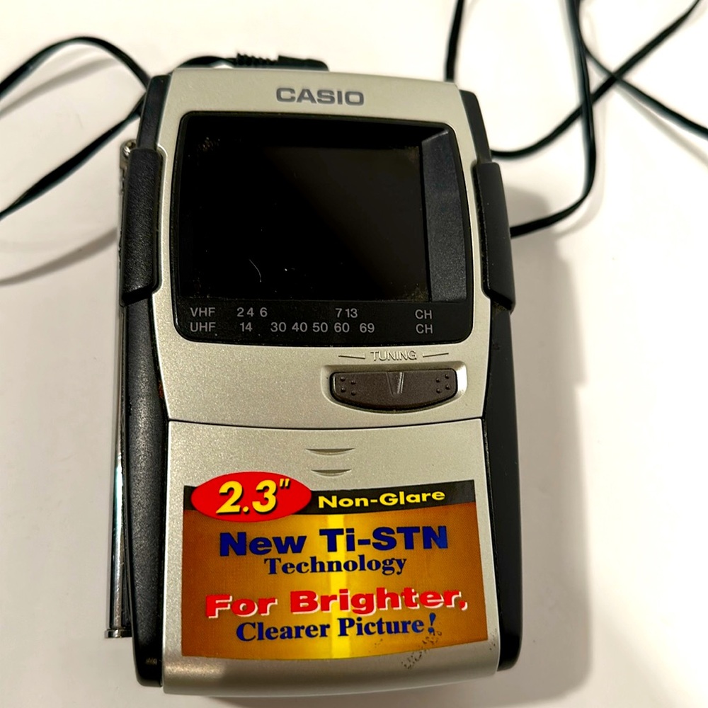 Vintage Casio Portable Handheld Television